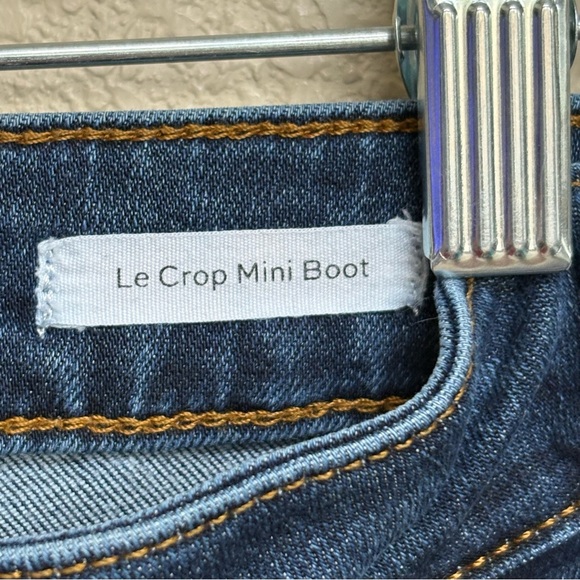 FRAME Le Crop Mini Boot Jeans Size 29 Blue Majesty Wash Cropped Flare - Picture 8 of 10